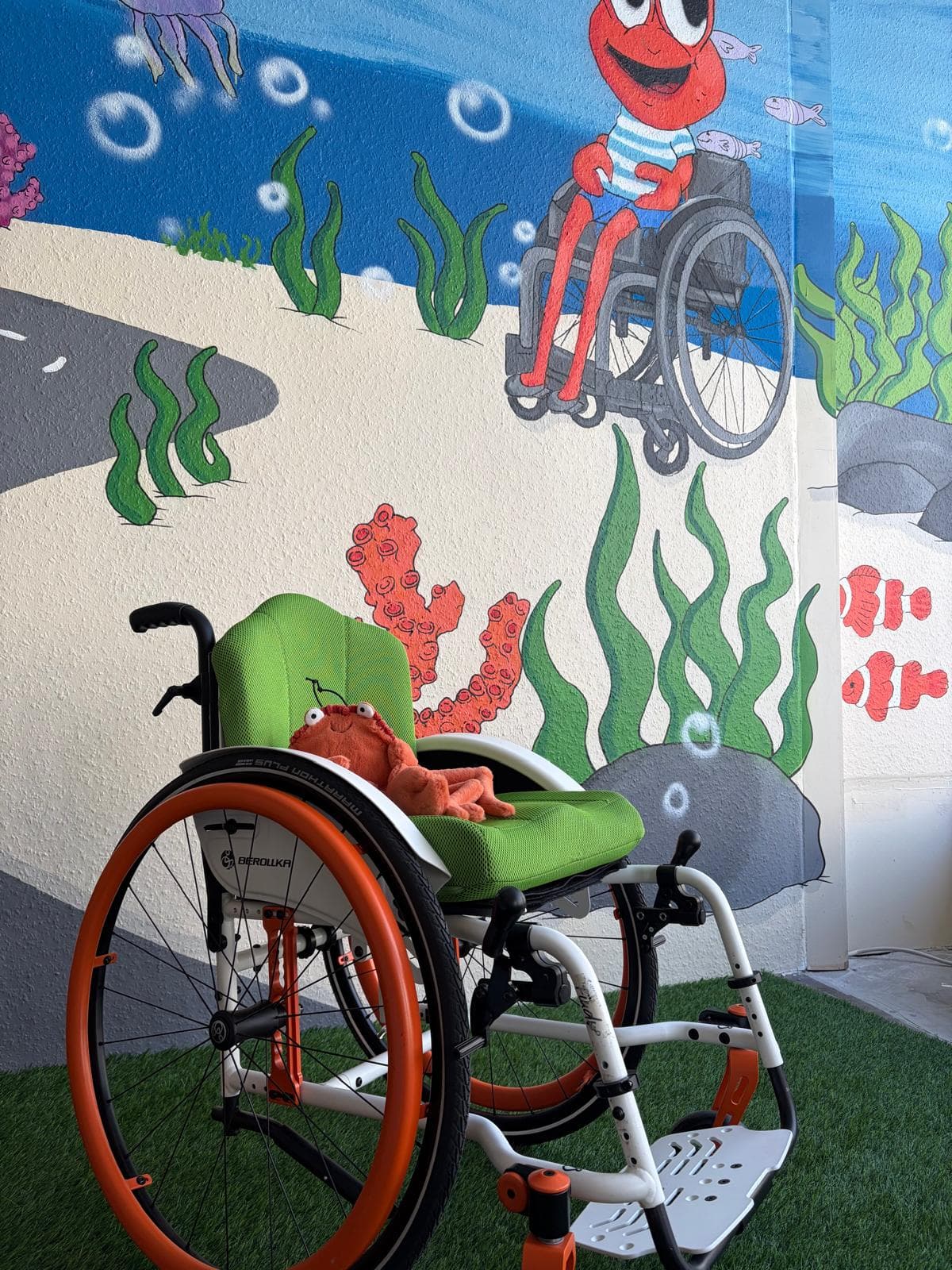Rollstühle zum Testen
